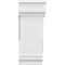 Ekena Millwork Standard Traditional Architectural Grade PVC Bracket with Traditional Ends, 5"W x 12"D x 14"H BKTP05X12X14TRA01 - alternate 3